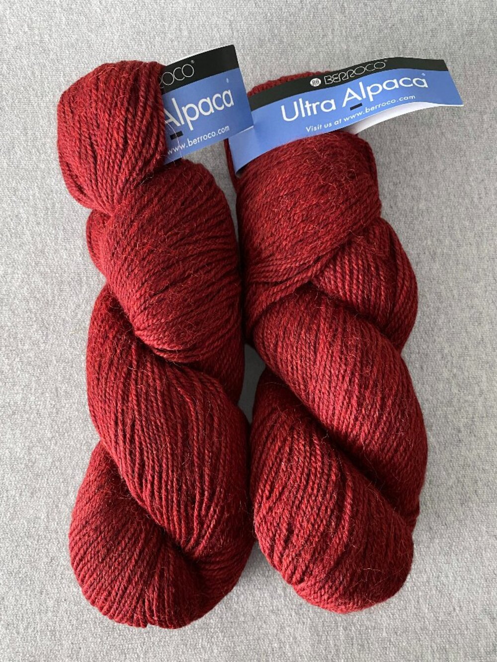 NWT Berroco Ultra Alpaca Colour 6281 Redwood Mix Lot of 2